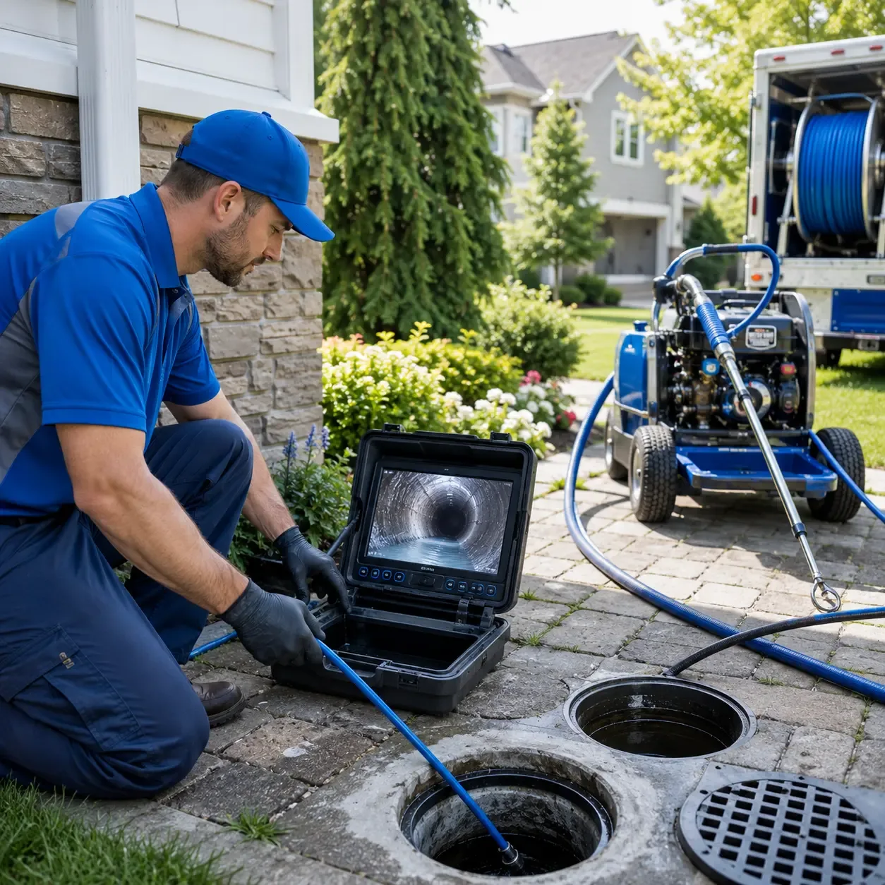 Outdoor drain cleaning professionals serving Schulter, OK